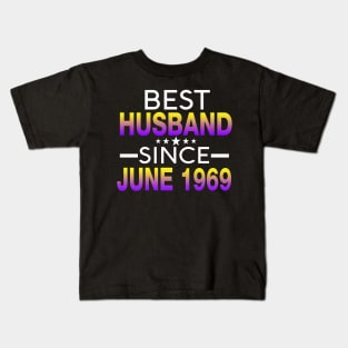 Best Husband Since June 1969, 50th Wedding Anniversary T-Shirt Kids T-Shirt